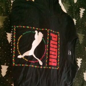 Puma Black Graphic Tank Top